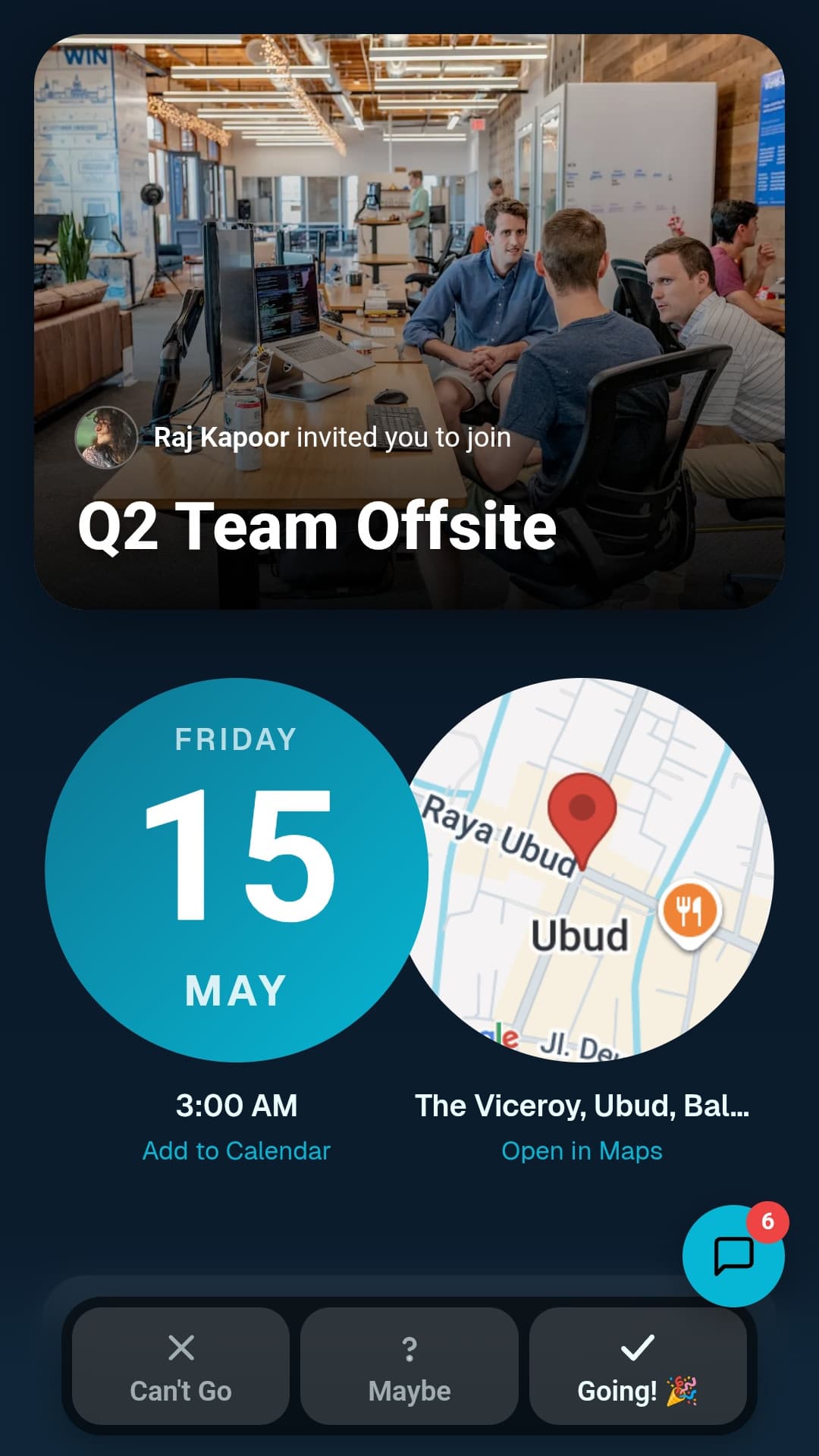 Team offsite